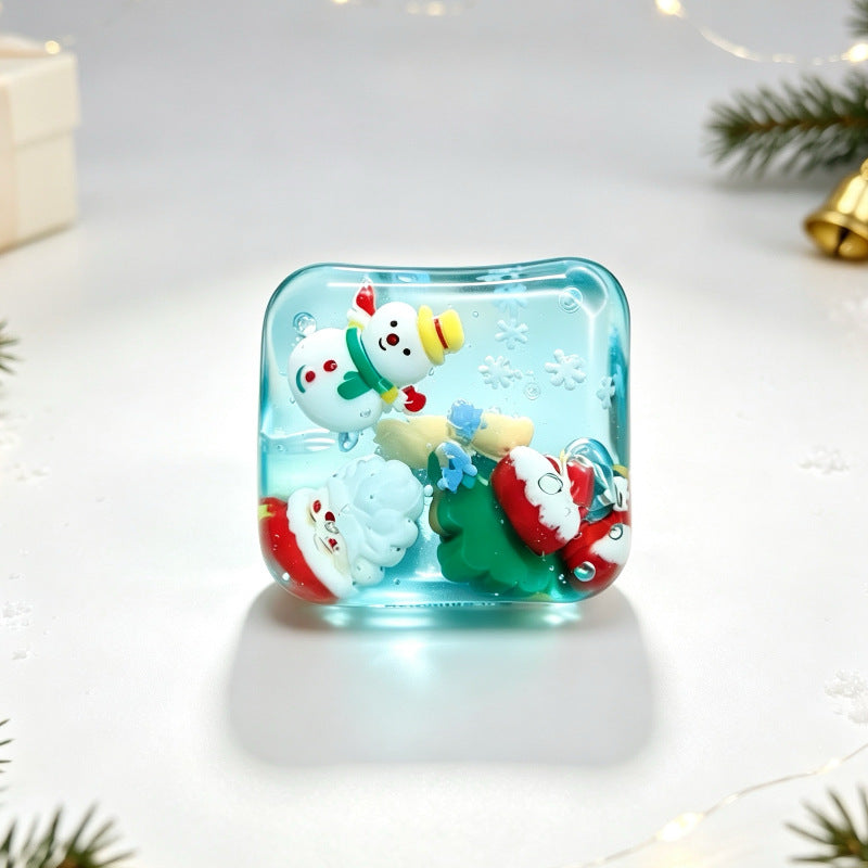 Christmas Cube Squishy Toy