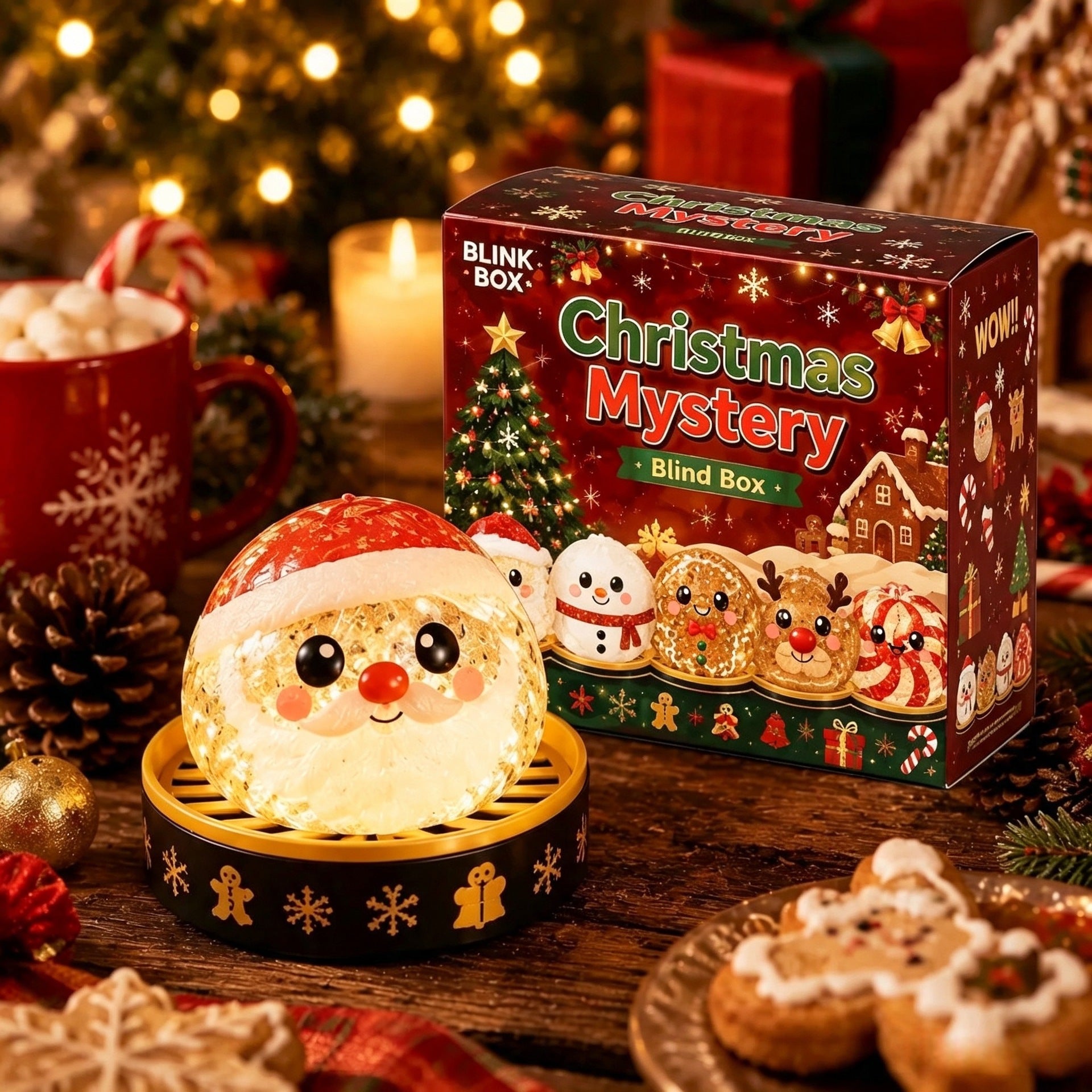 Christmas Dumpling Squishy Mystery Toy