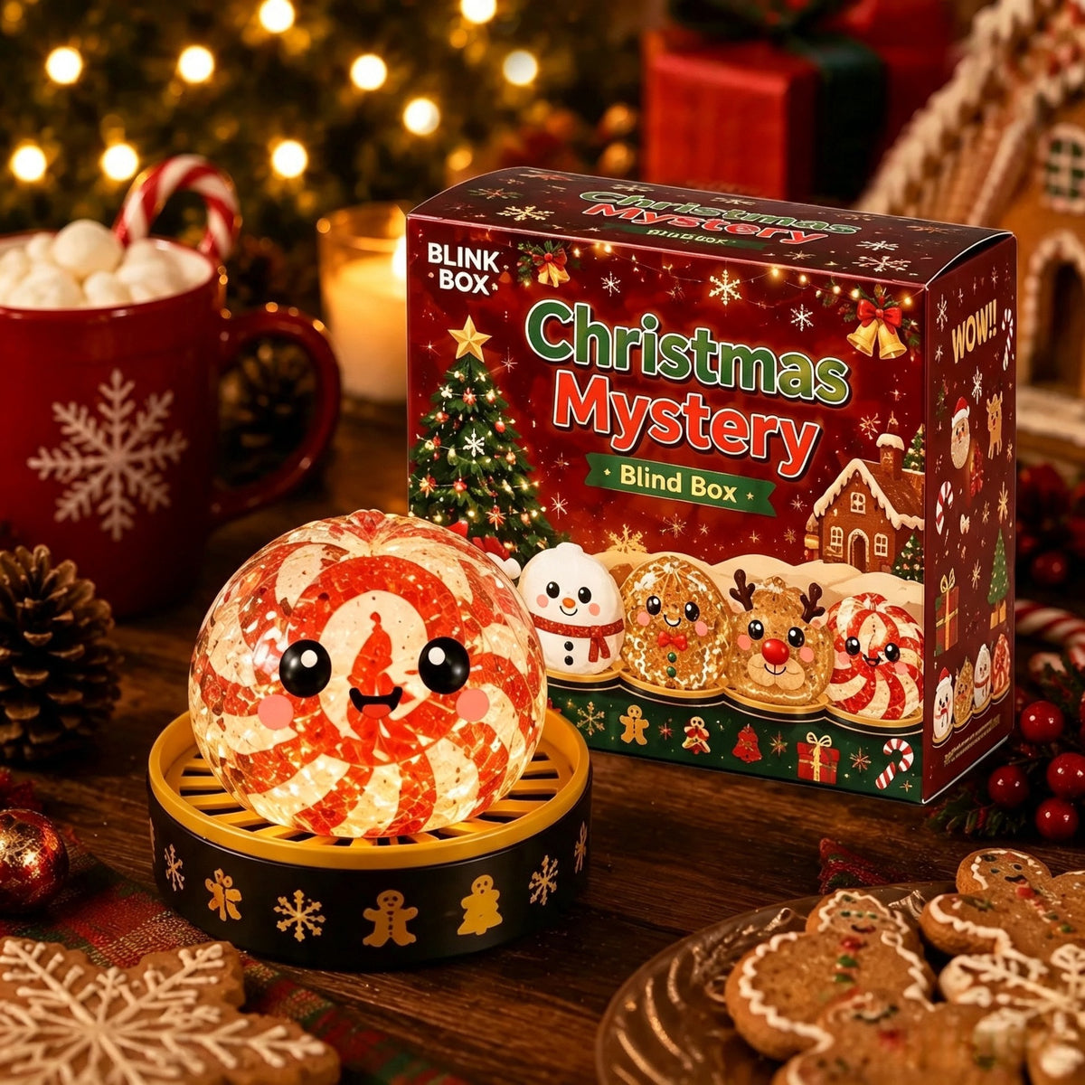 Christmas Dumpling Squishy Mystery Toy