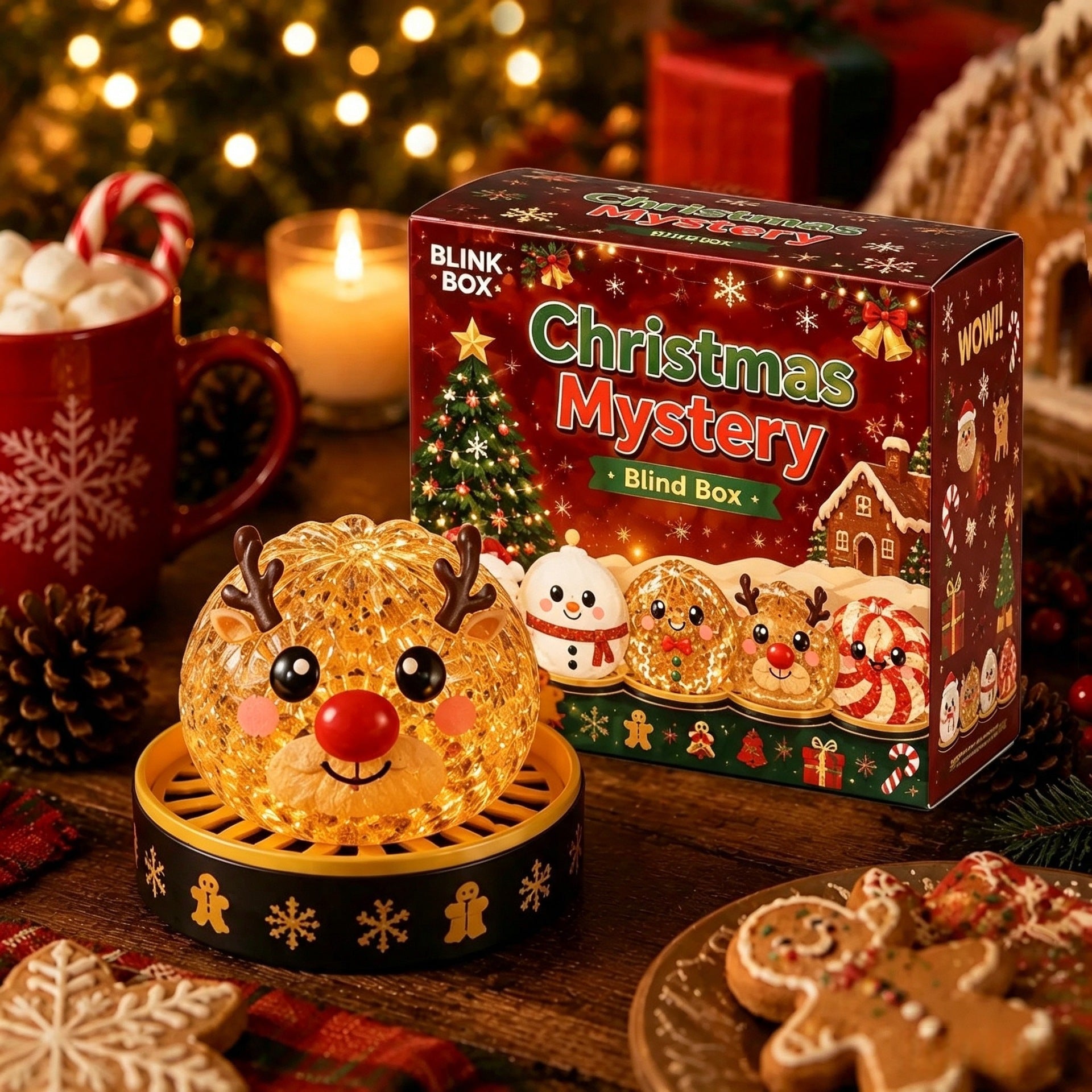 Christmas Dumpling Squishy Mystery Toy