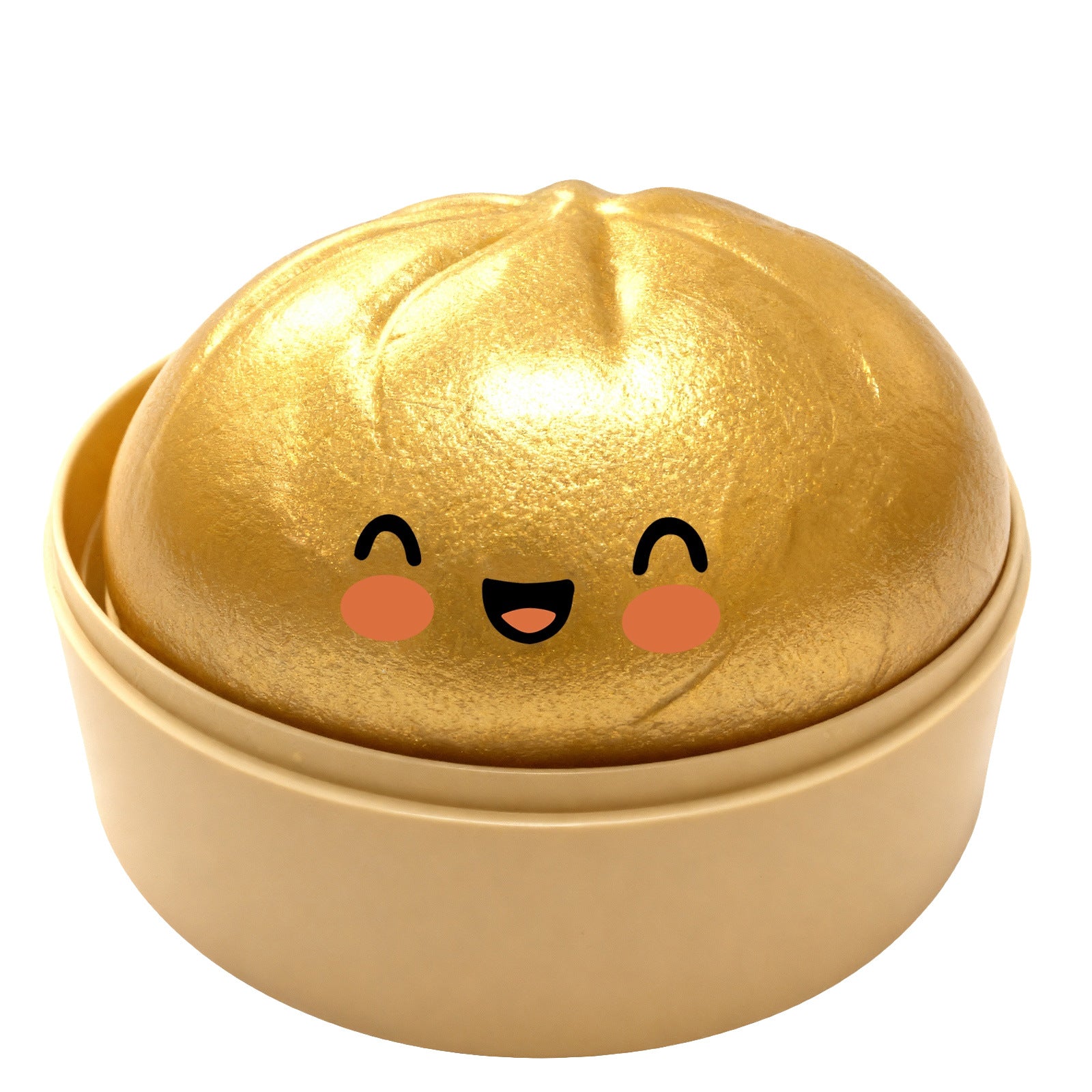 Glitter Smiley Dumpling Squishy Mystery Toy