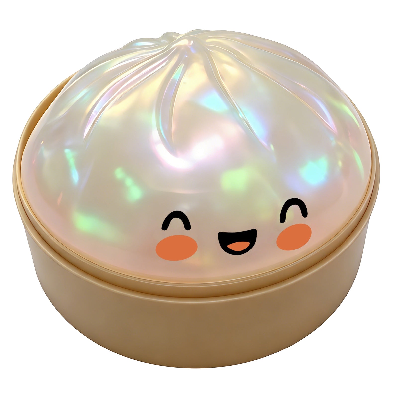 Glitter Smiley Dumpling Squishy Mystery Toy