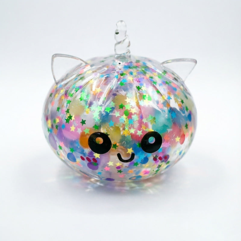 Glitter Unicorn Dumpling Squishy Mystery Toy