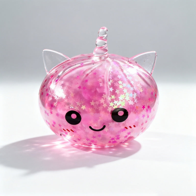 Glitter Unicorn Dumpling Squishy Mystery Toy
