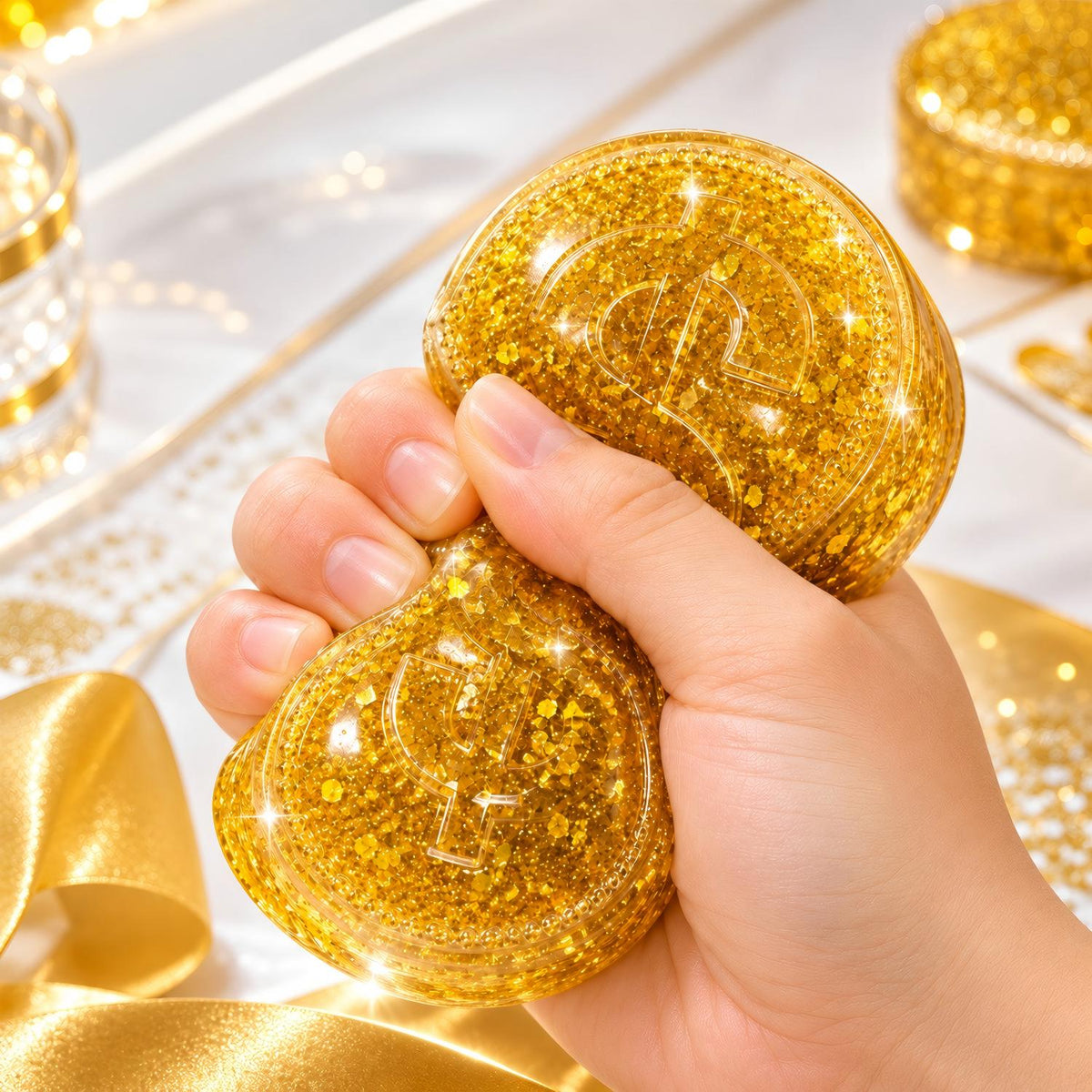 Gold Coin Squishy Toy