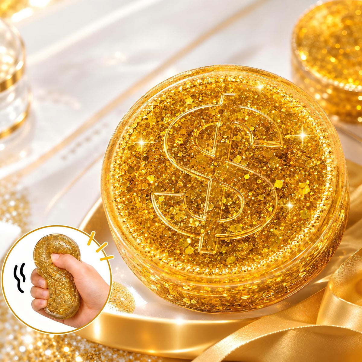 Gold Coin Squishy Toy
