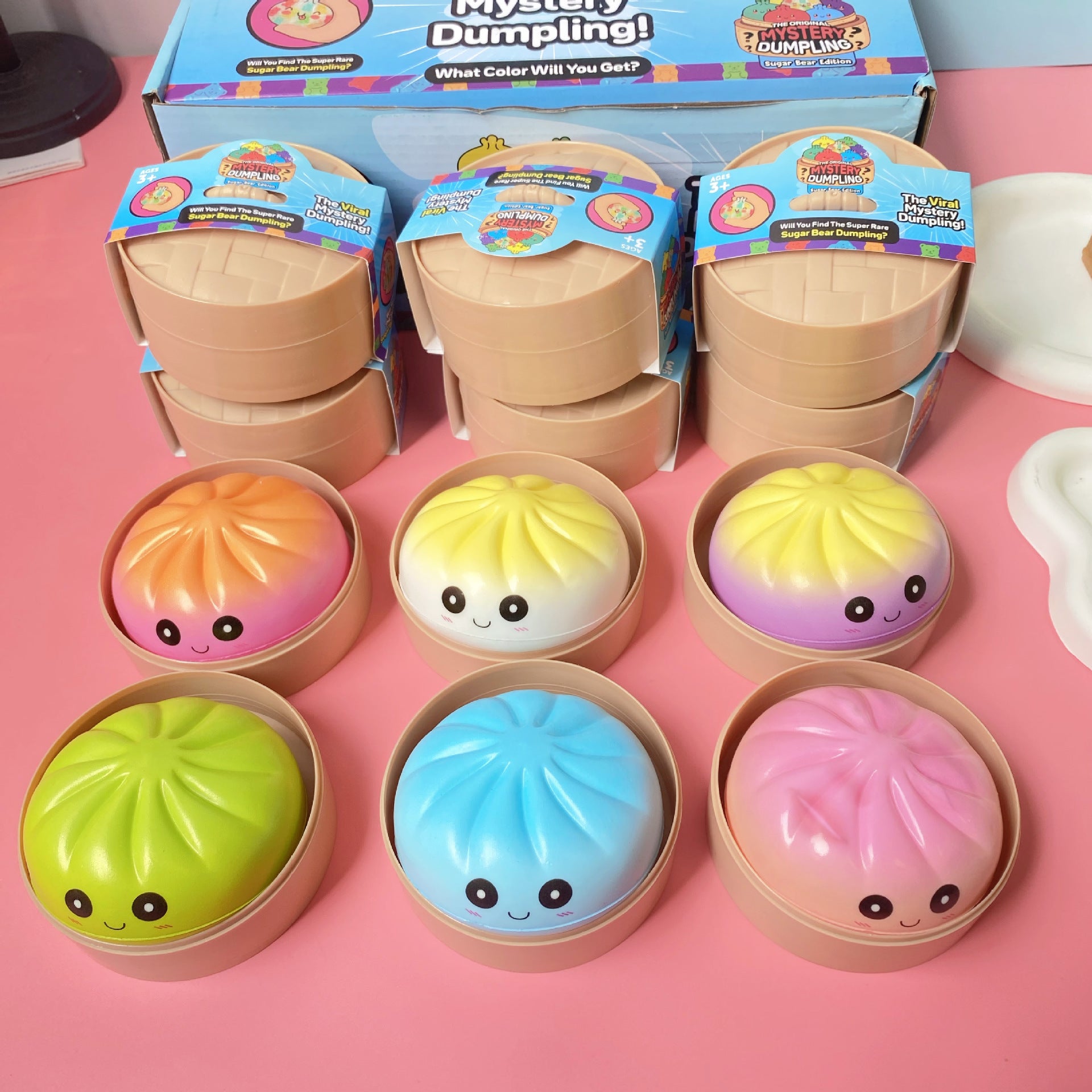 Gradient Dumpling Squishy Mystery Toy Gradient Dumpling Squishy Mystery Toy