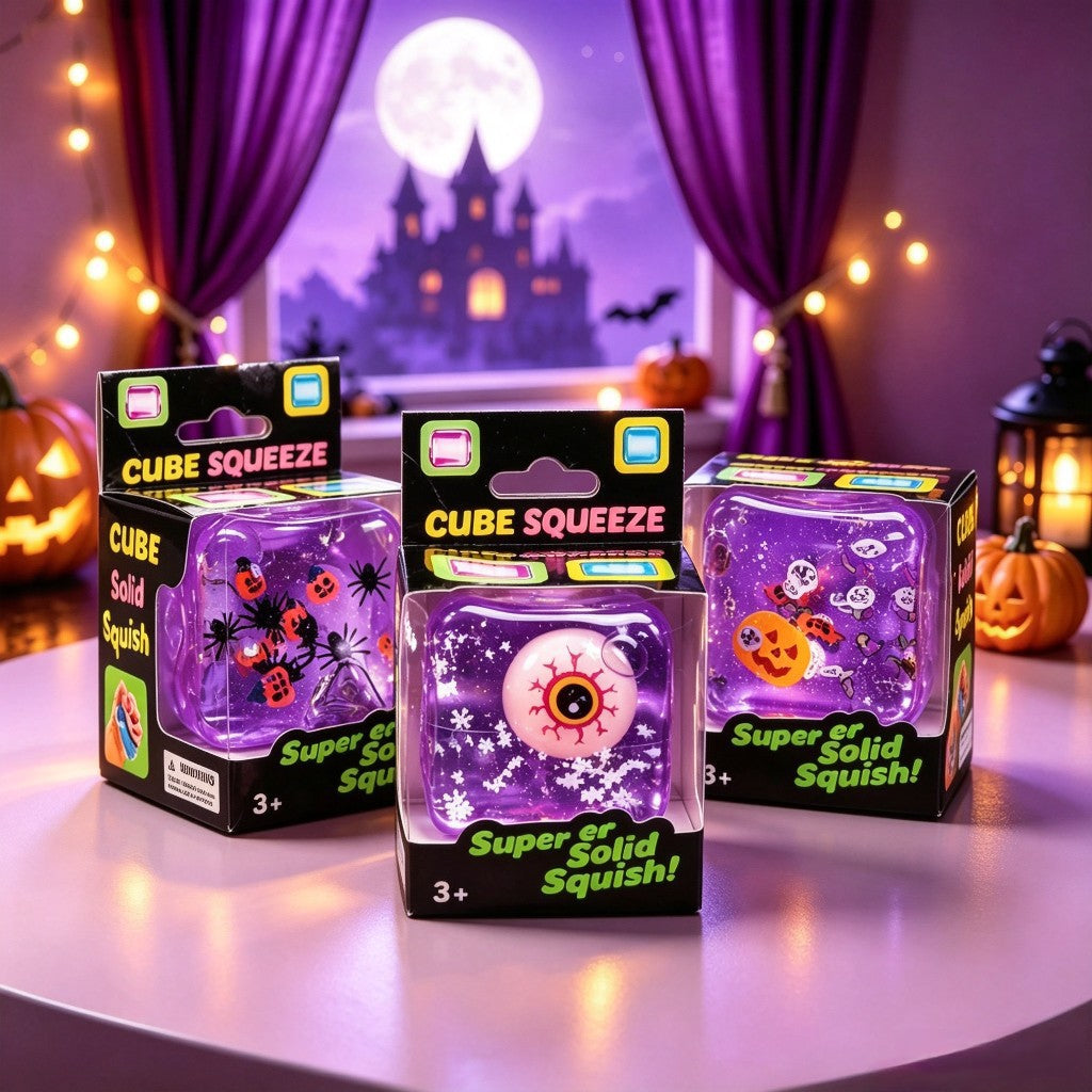 Halloween Cube Squishy Toy