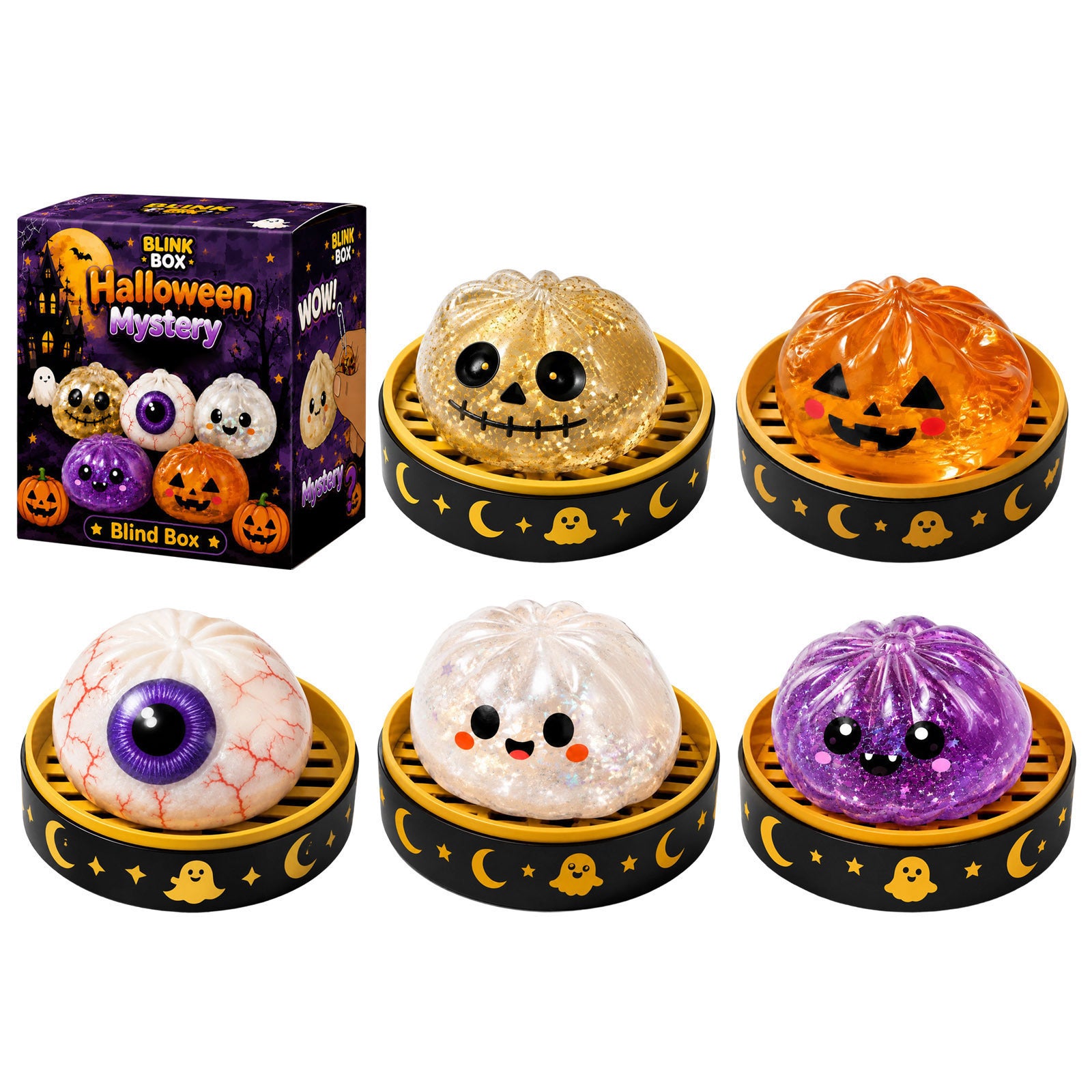 Halloween Dumpling Squishy Mystery Toy
