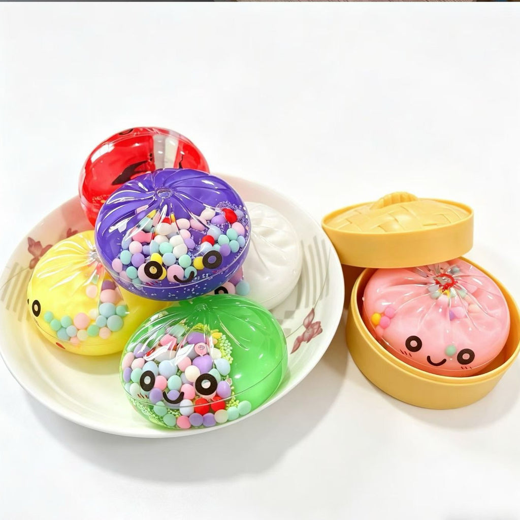 Hard Acrylic Liquid Filled Dumpling Mystery
