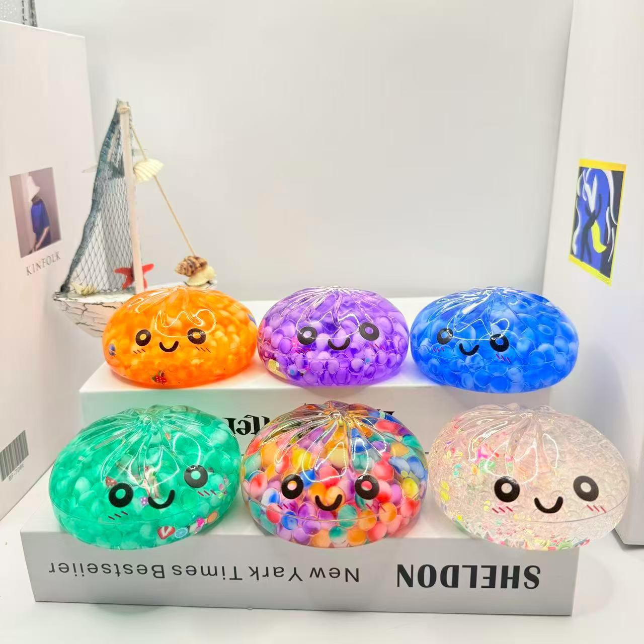 Hard Acrylic Liquid Filled Dumpling Mystery