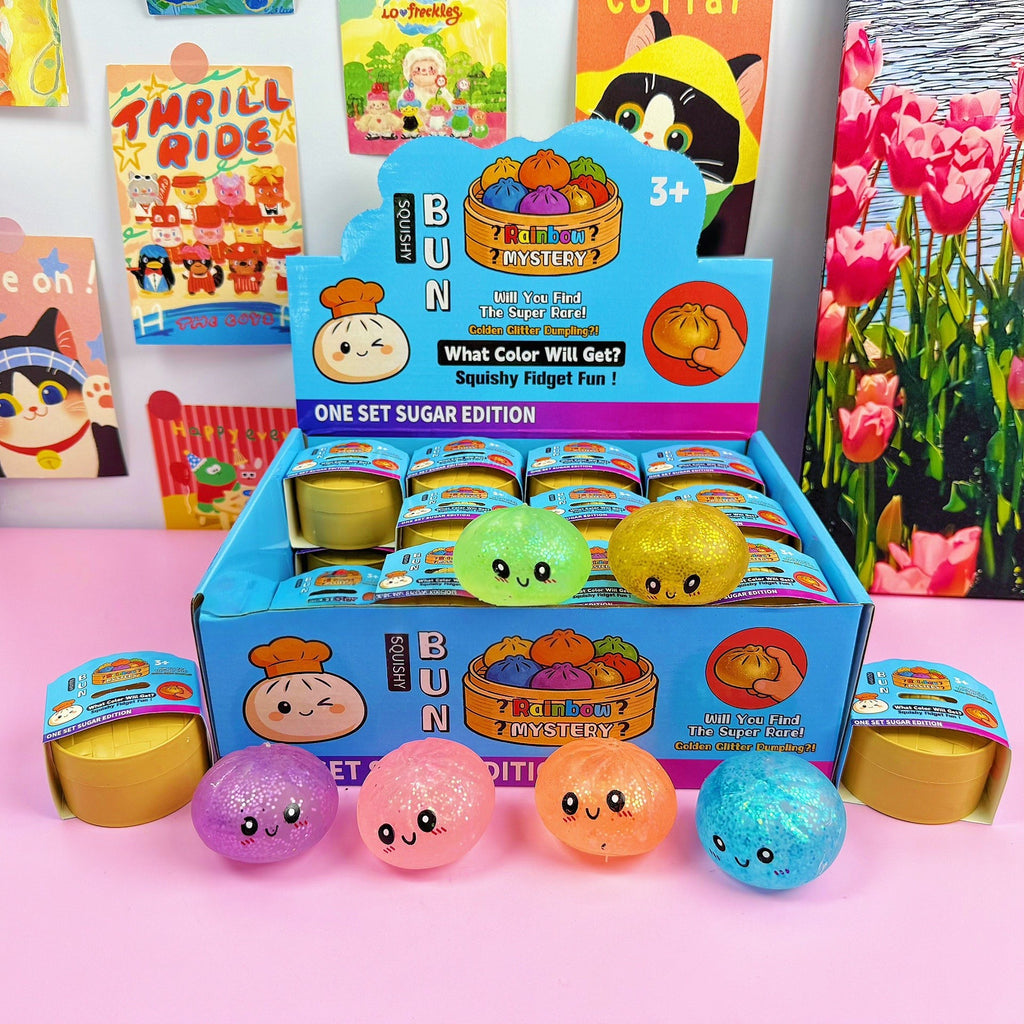 Mini Smiley Dumpling Squishy Mystery Toy