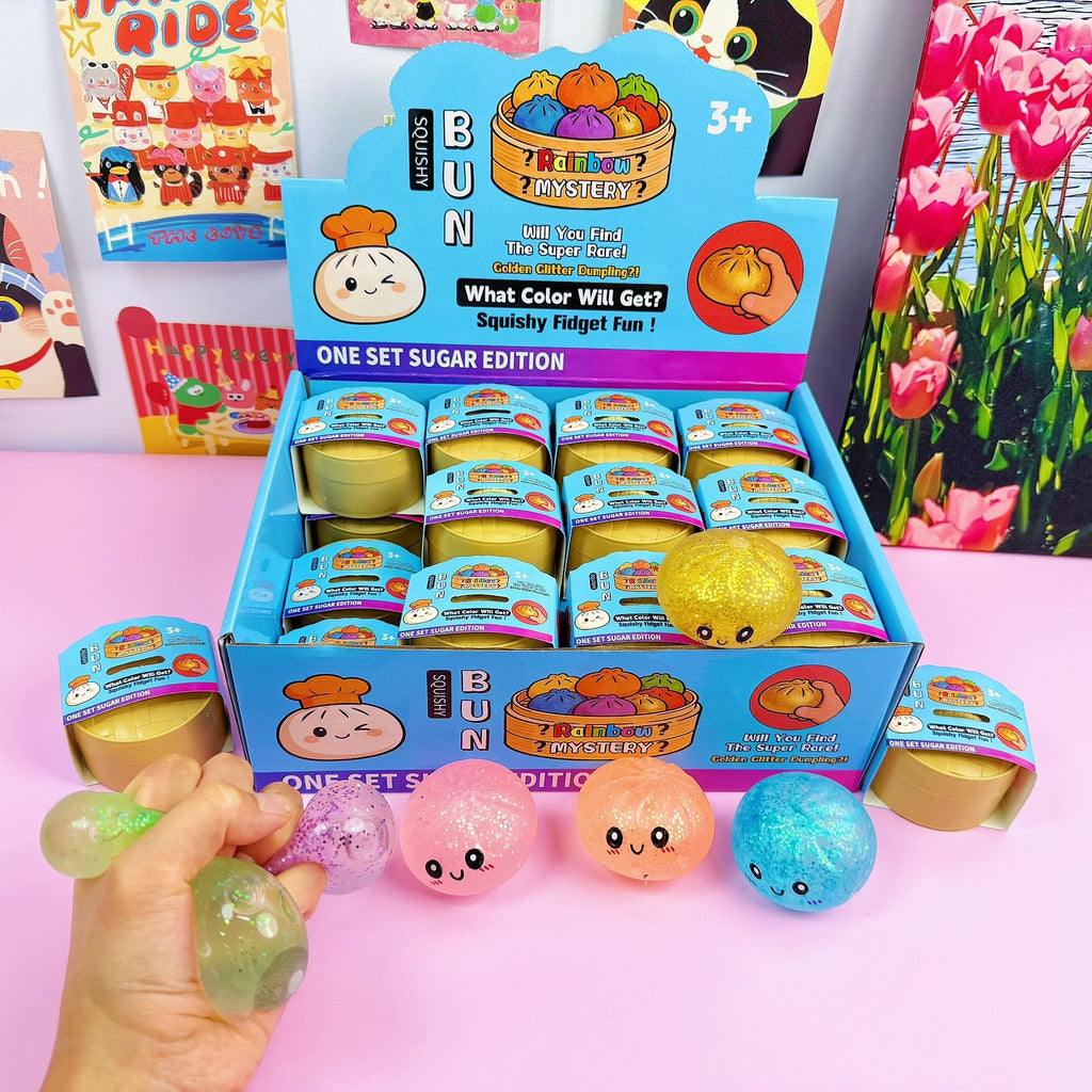 Mini Smiley Dumpling Squishy Mystery Toy