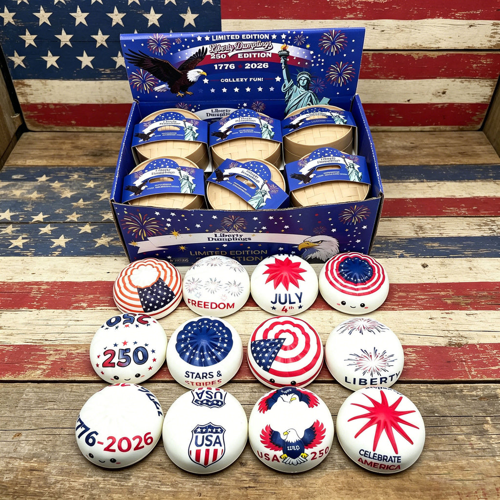USA 250th Anniversary Dumpling Squishy Mystery Toy